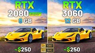 RTX 2080 SUPER vs RTX 3060  Test in 10 Games in 2024 [upl. by Natsyrk]