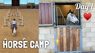 the BEST horse camp  DAY 1 VLOG  travelling packing amp hacking✨ [upl. by Acimehs]