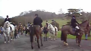 THE QUORN HUNT AT STAUNTON HAROLD LEICESTERSHIRE [upl. by Nema26]