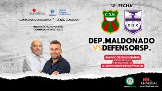 DEPORTIVO MALDONADO VS DEFENSOR SPORTING EN VIVO  970 UNIVERSAL [upl. by Merrick]