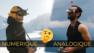 ANALOGIQUE ou NUMÉRIQUE  🤔 Le grand débat du drone FPV [upl. by Eener]