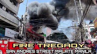 walk in FIRE TRAGEDY at SAN ANDRES STREET MALATE MANILASUNOG SA TANGHALING TAPAT sa SAN ANDRES ST [upl. by Bakemeier]