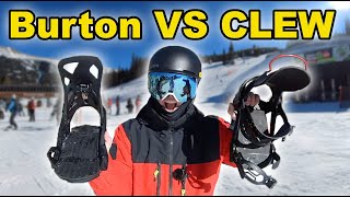 Burton Step On Bindings VS CLEW Snowboard Bindings [upl. by Silletram]