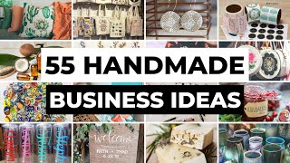 55 Handmade Business Ideas You Can Start At Home  DIY Crafts amp Handmade Products to Sell [upl. by Svensen]