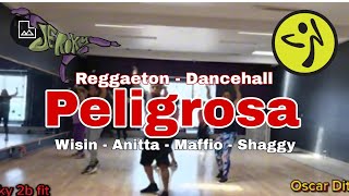 Peligrosa  Zumba Fitness  Wisin  Anitta  Maffio  Shaggy  Reggaeton  Dancehall  Oscar Dither [upl. by Phelgon13]