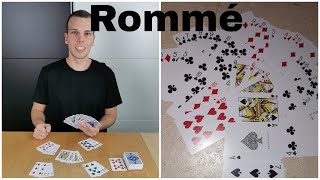 Rommé  Spielanleitung und Regeln zum Kartenspiel [upl. by Ibba]