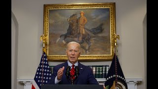 quotNo debe haber lugar en Estados Unidos para el antisemitismoquot presidente Biden [upl. by Annaes]