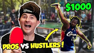 Pros Vs New York Ping Pong Hustlers For 1000 [upl. by Ruder]