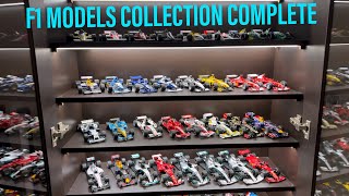 Formula 1 models 124 scale collection sorted by years 2024 update [upl. by Neyuq]