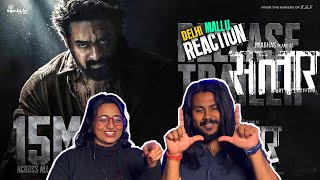 Salaar Release Trailer Reaction Hindi  Prabhas  Prashanth Neel  Prithviraj  Shruthi  Hombale [upl. by Natassia]