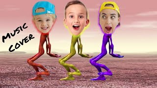 Dame Tu Cosita Music Cover🎼VladAndNiki And His Mom In Airoplane [upl. by Camus]