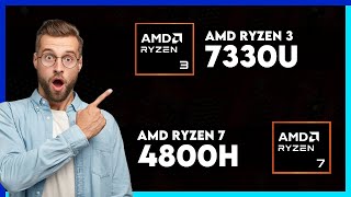 AMD Ryzen 3 7330U vs AMD Ryzen 7 4800H Comparison [upl. by Weibel]