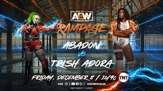 WWE 2K23 Abadon Vs Trish Adora  AEW Rampage 12823 [upl. by Neellok]