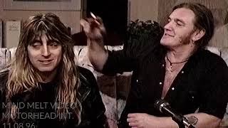 MOTORHEAD interview with Lemmy amp Mikkey Dee November 8 1996 [upl. by Dranel]