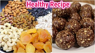 A Healthy Recipe For Weight loss amp Diet  Immunity Booster Recipe  Energy Chocolate Laddu Recipe [upl. by Diogenes177]