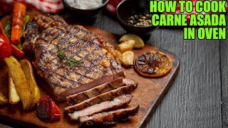 How to Cook Carne Asada in the Oven Easiest Way [upl. by Adnovoj]