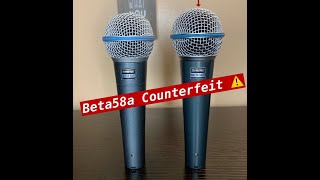 Shure Beta 58a Counterfeit [upl. by Avron]