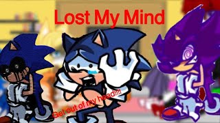 Sonic Characters react to Lost My Mind FNF Gacha club [upl. by Tomlinson5]