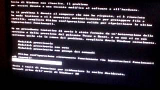 Problema avvio al caricamento di Windows xp [upl. by Arrekahs234]