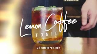 Lemon Coffee Tonic at Home with Coffee Project [upl. by Ayamahs]