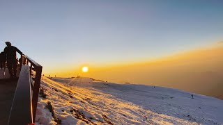 Tungnath Temple Trek in January  Tungnath Vlog  Chopta Uttrakhand [upl. by Yhpos]