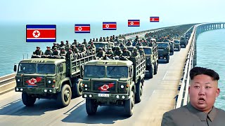 Massive Tragedy 7000 North Korean Military Convoys Hit by These 5 Deadly Traps [upl. by Pessa125]