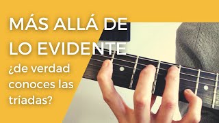 Triadas en guitarra abiertas cerradas inversiones [upl. by Adnilemre]