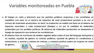 El Monitoreo de Medios en los Procesos Electorales Locales para Garantizar la Cobertura Paritaria [upl. by Ymereg135]