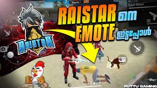 RAISTAR നെ EMOTE ഇട്ടപ്പോൾ 🥰  CS RANKED GAMEPLAY  FREE FIRE MALAYALAM [upl. by Erlond]