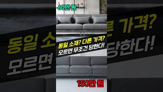 같은 소파 가격은 2배 차이 소파 구매 전 확인해야 하는 4가지 필수 상식 소파 고르는 법 브랜드 형태 소재 소파 추천 [upl. by Tiffy678]