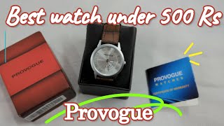 Provogue Day and Date Analog Watch  For Men PRV117SILVER unboxing amp Review  Best watch under 500 [upl. by Wilfrid451]