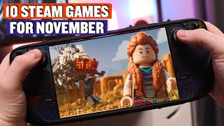 10 Steam Games Youll Want to Check Out in November [upl. by Yllac]