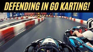 DEFENDING in INDOOR Karting [upl. by Ahswat]