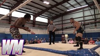 Clyde Braddock vs Dominique Stuckey  WrestleMerica 71418 [upl. by Nomis]