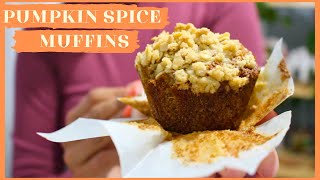 MUFFINS DE CALABAZA PUMPKIN SPICE MUFFINS [upl. by Anivlis]