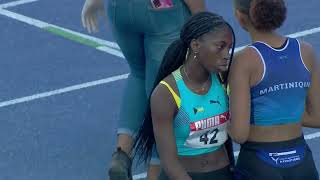 CARIFTA49 200m U17 Girls SemiFinal 2  Day 2  SportsMax TV [upl. by Ynnelg]