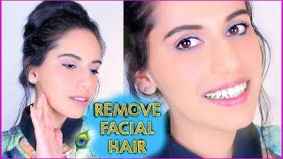 DIY How to Remove FACIAL HAIR Naturally at Home Himani Wright SIMPLE Homemade Mask [upl. by Symer595]