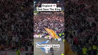 National Anthem  England God Save The King Scotland v England Football 12092023 [upl. by Rehpotsirahc457]