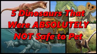 5 Dinosaurs That Were DEFINITELY NOT Safe to Pet 🦖 Prehistory in the Dark 🦖 [upl. by Burnett]