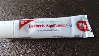 Berberis aquifolium gel for acne and pimple prone skin review [upl. by Esille]