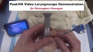 PeakVN Video Laryngoscope Demonstration [upl. by Neehar]