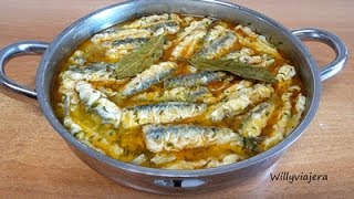 ANCHOAS ESCABECHADAS🐟😋 [upl. by Gerfen]