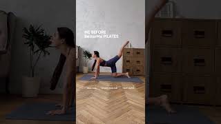 ME BEFORE BetterMe pilates  weak core chronic back pain quotlazyquot glutes [upl. by Zischke]