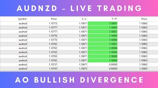 AUDNZD Divergence  Live Trading [upl. by Lustig]