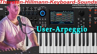 Einsteiger Tutorial Yamaha Modx Arpeggio User Arp [upl. by Lanor]