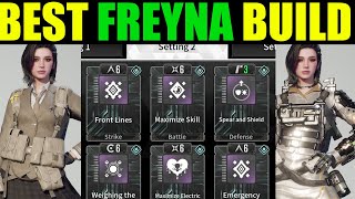 Best Freyna Builds in the first descendant Shred Bosses Tank Damage MAX DPS [upl. by Doownel]