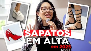 AS MAIORES TENDÊNCIAS DE SAPATOS VERÃO 2025 [upl. by Acie280]