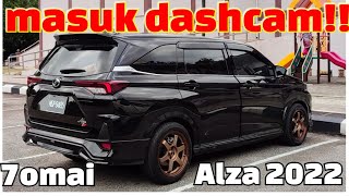 Alza 2022 jom pasang dashcam 70mai pulak [upl. by Yrehcaz]