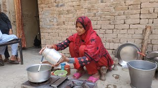 Afternoon routine fish fry  Pakistani family Village life  happy parveen family [upl. by Ijat]