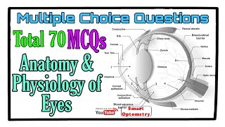 70 MCQs  Anatomy amp Physiology of Eyes [upl. by Jaclyn891]